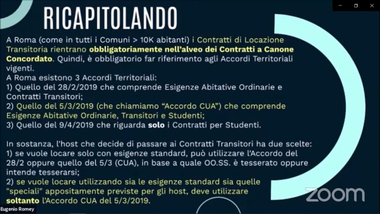La Conversione delle strutture ricettive in Locazioni Transitorie – webinar