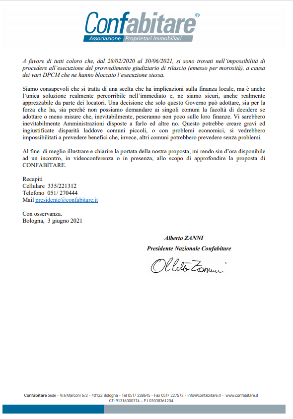 Acconto Imu 2021 proposta di cancellazione 