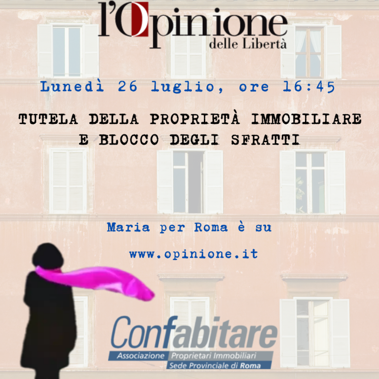Confabitare Roma in tv