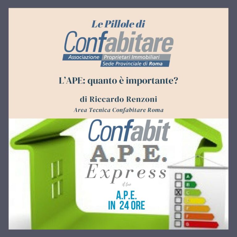 L’importanza dell’Attestato di Prestazione Energetica