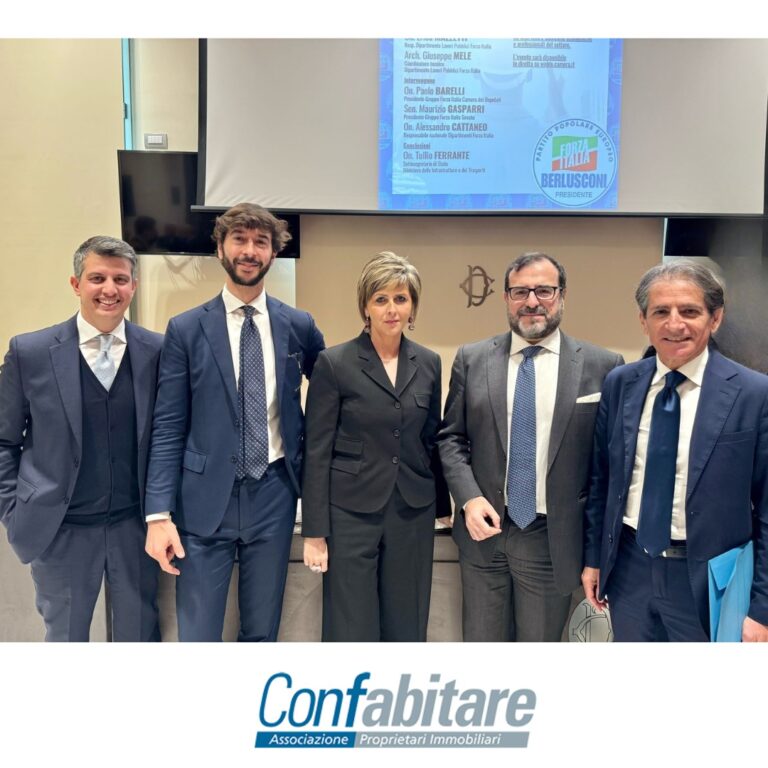 Confabitare presente alla Camera dei Deputati per la nuova Proposta di Legge Delega per il Testo Unico delle Costruzioni