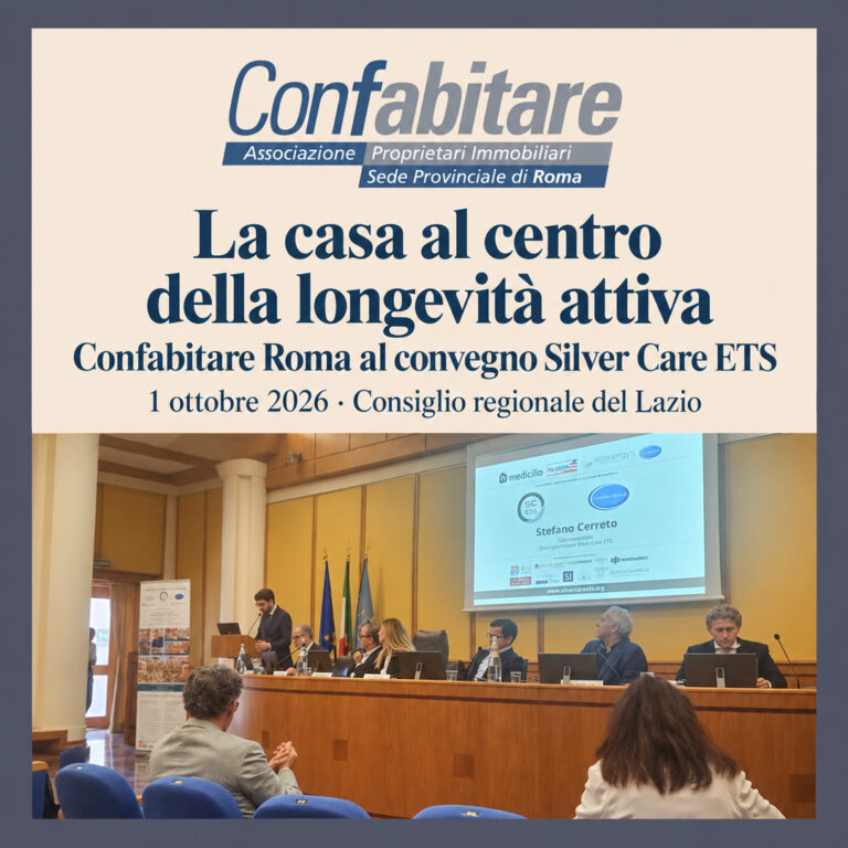 Confabitare Roma al Convegno “Longevità Attiva e nuovi modelli di Comunità”.